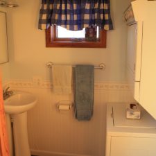 1/2 Bathroom with Washer & Dryer